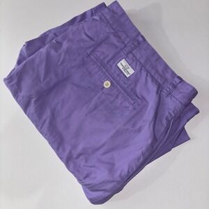 Vineyard Vines Club Shorts Mens 40 Purple Chino Flat Front Cotton Casual Preppy